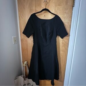 Black swing dress